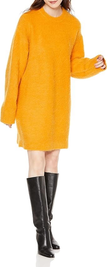 【Mila Owen】アルパカニットミニ丈ワンピース Mila Owen（ミラオーウェン）の「アルパカニットミニ丈